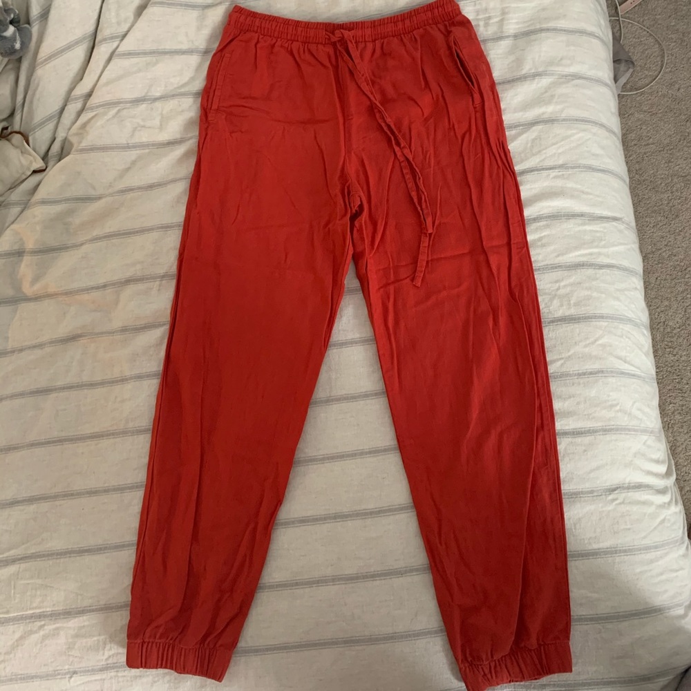 High Waisted Drawstring Pants